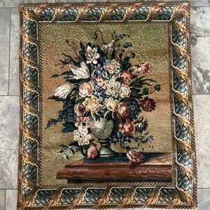 Blue, Rust, Gold, Green